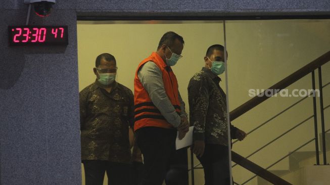 Resmi Tersangka, Menteri KKP Edhy Prabowo Ditahan di Rutan KPK