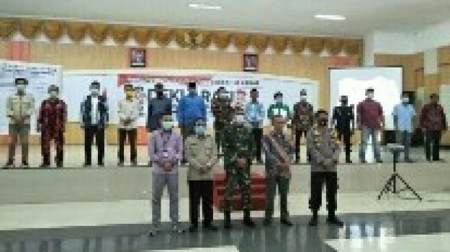 Kapolres Inhu, Ikuti Deklarasi Masyarakat Peduli Pemilu Anti Money Politik