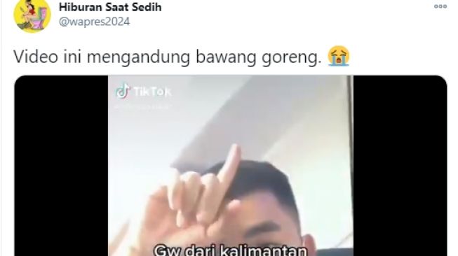 Video kejutan teman wisuda di Jakarta. - (Twitter/@wapres2024)