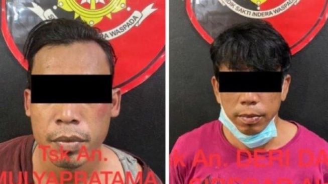 Dua garong, MD dan DD yang diringkus polisi Lubuk Baja [Ist/Batam News]