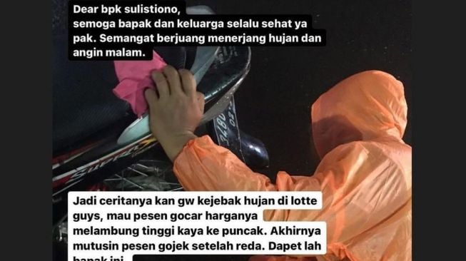 Viral ojol kena permainan nakal tukang tambalban. (Instagram/dramaojol.id)