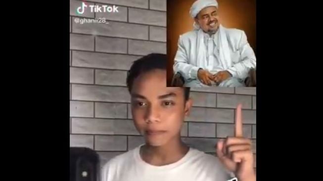 Sadis! Bocah Alis Tebal Ini Ancam Pecahkan Kepala Orang Sentuh Habib Rizieq