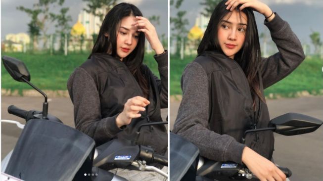 Video Anya Geraldine Jajal Motor Yamaha, Warganet Malah Salah Fokus