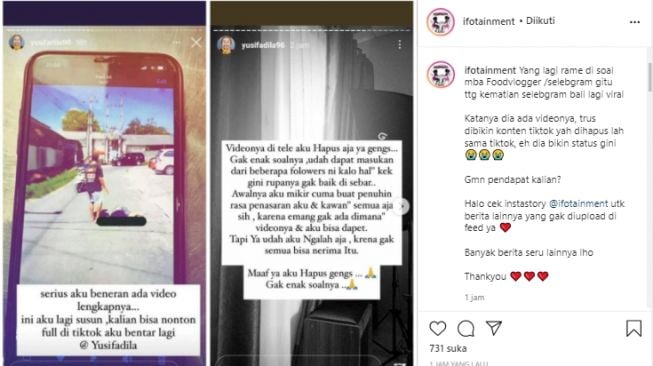 Sebar Video Kematian Selebgram Ayu Wulantari, Vlogger Ini Panen Kecaman