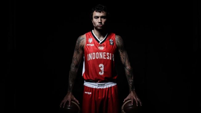 Pemain naturalisasi Timnas basket Indonesia, Brandon Jawato. [Dok. FIBA]