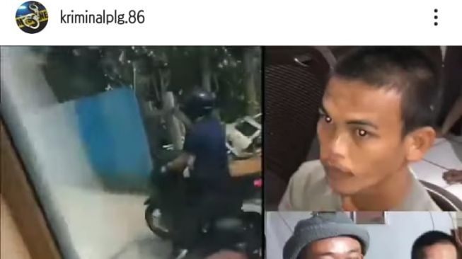 Anak yang memukul ibu dan sempat viral di media sosial diamankan polisi [jepretan instagram]