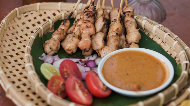 Sate kambing batibul Padepokan Sate Kisanak (Padepokan Sate Kisanak)