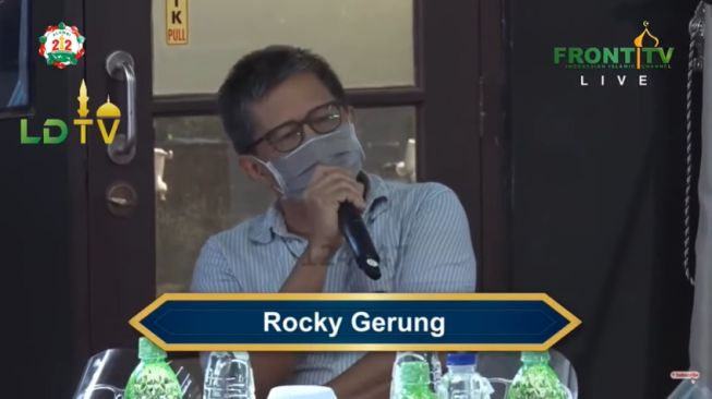 Rocky Gerung Sindir Jokowi di Reuni 212: Dia Tutup Mata dari Ketidakadilan