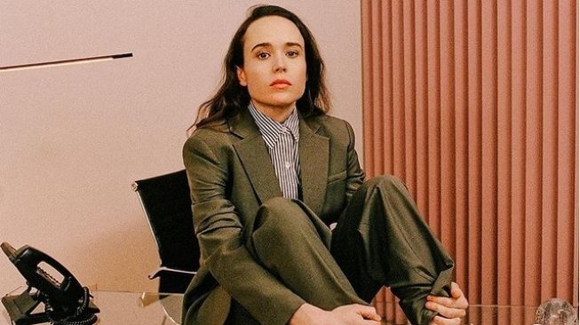 Ellen Page yang kini jadi laki-laki dan memakai nama Elliot Page. [Instagram]