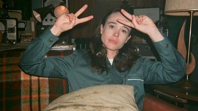 Ellen Page yang kini jadi laki-laki dan menggunakan nama Elliot Page. [Instagram]