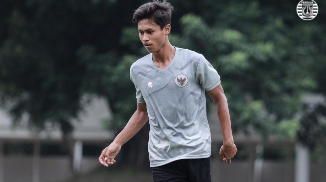 Pemain Persija Jakarta yang ikut TC bersama Timnas Indonesia U-19, Alfriyanto Nico Saputro . [dok Persija Jakarta]