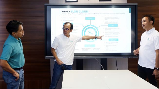 Peluncuran Flou Cloud secara virtual, Rabu (2/12/2020). [Telkom]