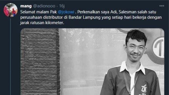 Sales Ini Banjir Pujian usai Bikin Surat Terbuka Buat Jokowi, Begini Isinya