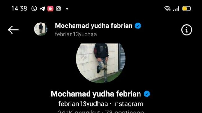 Beredar foto screenshot chat Yudha Febrian minta video dugemnya dihapus. (Twitter/@kerensekali12).