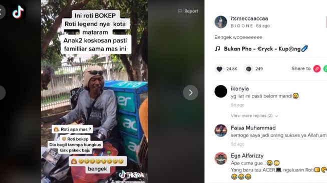 Laris Manis Penjual 'Roti Bokep' Langganan Anak Kos, Begini Asal Usulnya