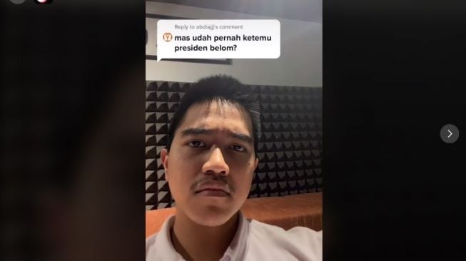 Ditanya Sudah Pernah Ketemu Presiden atau Belum, Begini Reaksi Kaesang