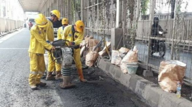 Antisipasi Genangan Air, 36 Titik Ruas Jalan di Jakarta Pusat Diperbaiki