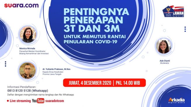 LIVE: Pentingnya Penerapan 3T dan 3M untuk Memutus Penularan Covid-19