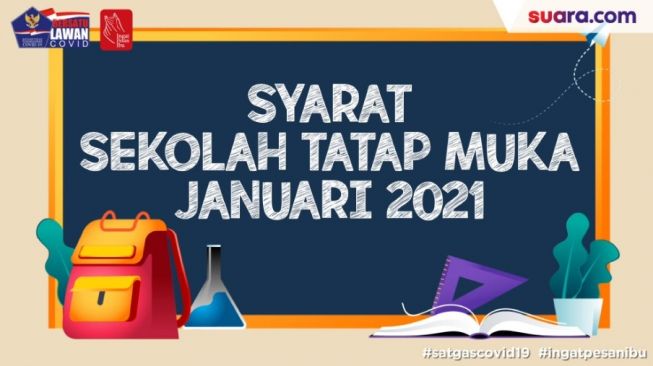 Videografis: Syarat Sekolah Tatap Muka Januari 2021