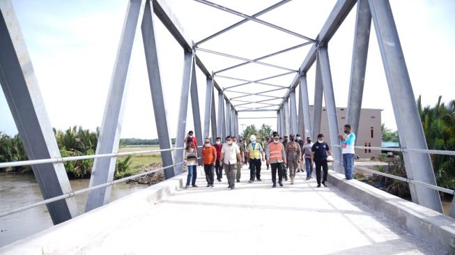 Pembangunan Jembatan Sungai Watu Bone Rampung, Siap Digunakan