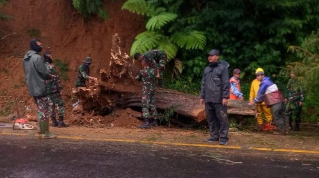 Sempat Tertimbun Longsor, Malam Ini Jalur Puncak-Cianjur Dapat Dilalui