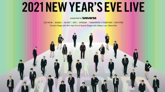 Deretan pengisi acara konser 2021 NEW YEAR’S EVE LIVE [Soompi]