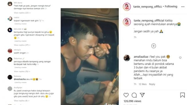 Viral Percakapan Telepon Ayah Kangen Anak, Endingnya Bikin Nangis