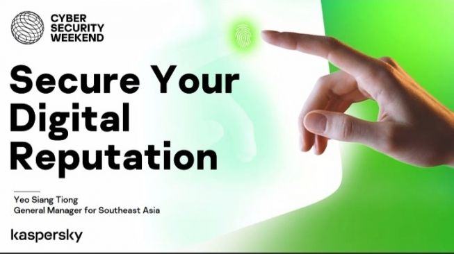 Kaspersky mengungkap hasil penelitian bertema "Digital Reputation" secara virtual, Selasa (9/12/2020). [Sceenshot/Dythia Novianty]