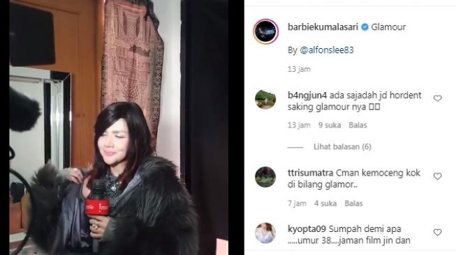 Unggahan Barbie Kumalasari [Instagram/@barbiekumalasari]