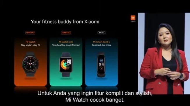 Peluncuran Mi Watch di Indonesia, Selasa malam (8/12/2020). [YouTube/Xiaomi Indonesia]