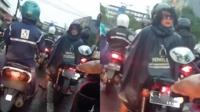 Ulah Pemotor 'Bermuka Dua', Penampakannya Bikin Jatungan