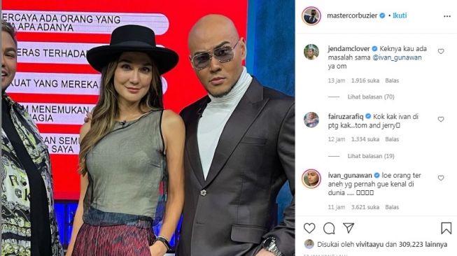 Unggahan Deddy Corbuzier [Instagram/mastercorbuzier]