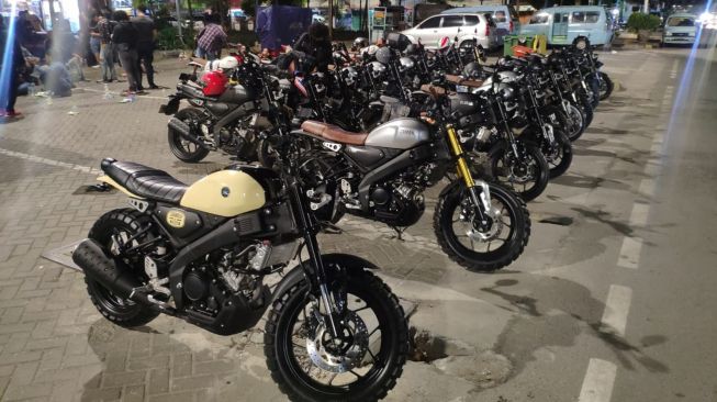 Jumpa komunitas dan sesama penunggang Yamaha XSR 155 yang dilakukan di luar masa pandemi [Dok. XBI].