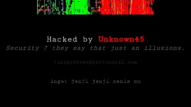Website Bawaslu Diretas, Hacker: Ingat Janji Janji Manis Mu