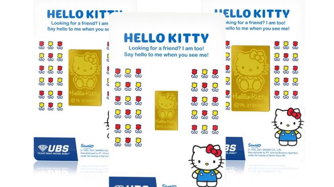 Cocok Untuk Kado Ulang Tahun, Ada Logam Mulia Dengan Karakter Hello Kitty