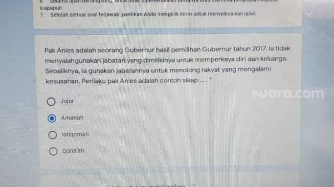 Kadisdik DKI: Kami Sudah Tegur Guru Pembuat Lembar Soal Anies Diejek Mega
