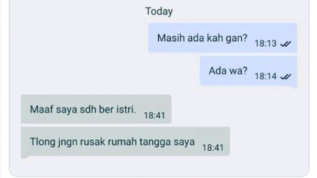 Tanya Barang Olshop, Pembeli Ini Malah Dikira Mau Rusak Rumah Tangga Seller