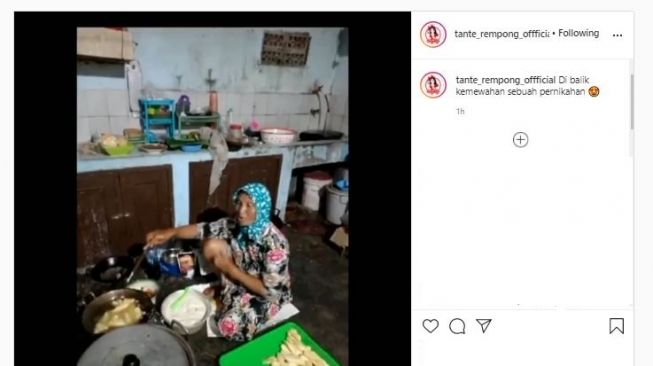 Bikin Nostalgia, Viral Potret Pasukan Masak di Balik Mewahnya Pesta Nikah