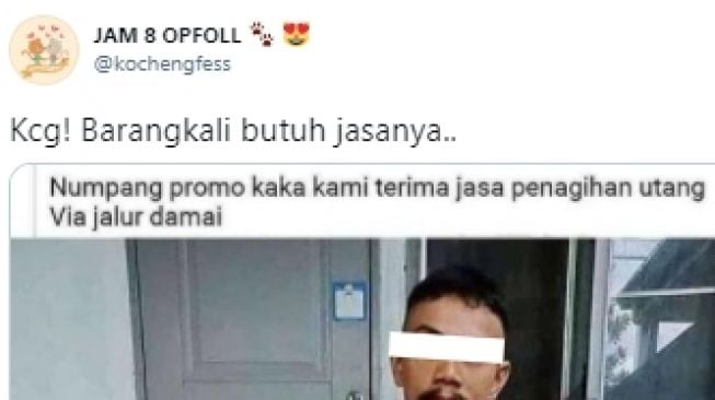 Heboh Grup Jasa Penagih Utang Jalur Damai, Publik: Mukanya Ngeselin Semua