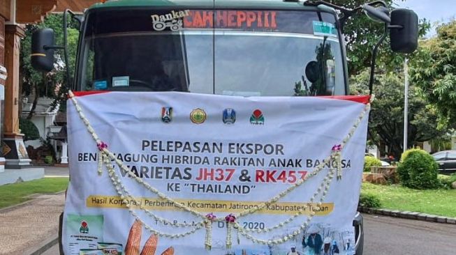 Kementan RU Lepas Ekspor Benih Jagung Hibrida ke Thailand