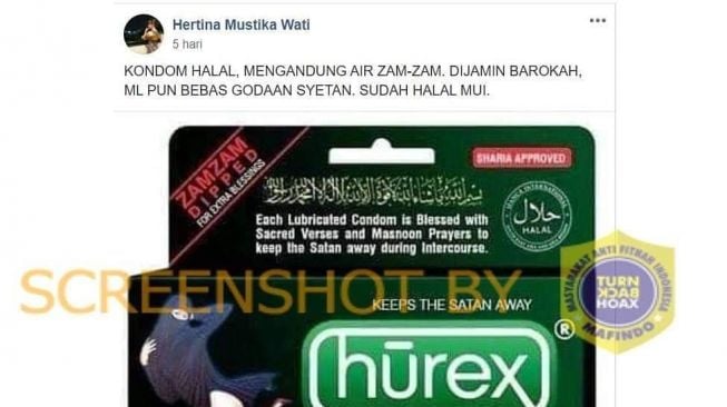 Kacau! Viral Kondom Berlabel Halal Mengandung Air Zamzam, Anti Godaan Setan