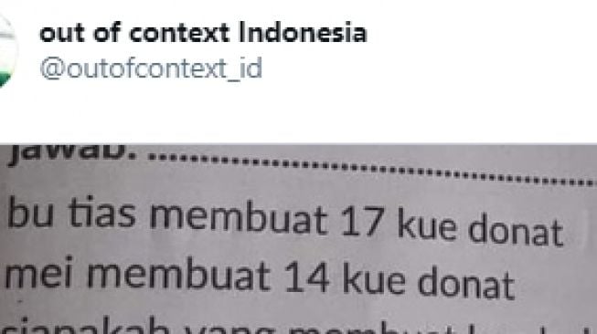 Sekilas Mudah, Soal Matematika Ini Bikin Mikir Keras, Publik Sampai Emosi