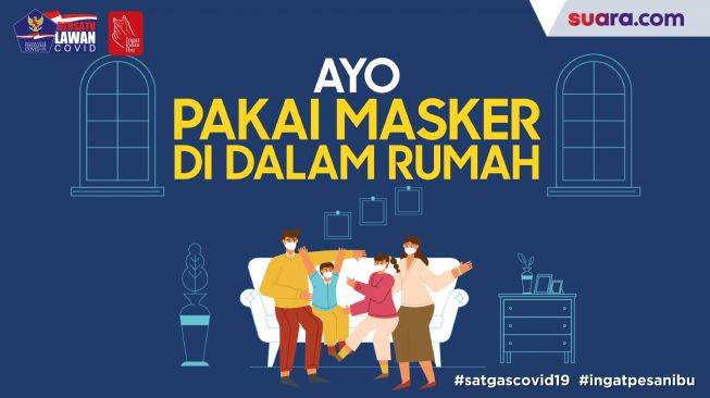 Videografis: Ayo Pakai Masker di Dalam Rumah