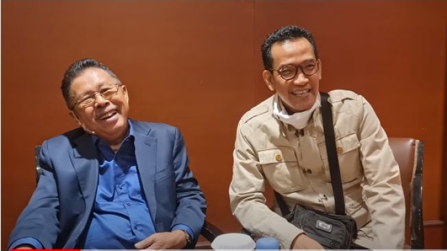 Rafly Harun dan Karni Ilyas sampaikan perpisahan program ILC. - (YouTube/Refly Harun)