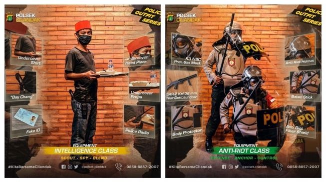 Polisi Dandan Mirip Karakter Game FPS, Divisi Ini Jadi Sorotan