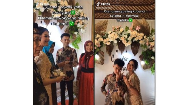 Bak FTV! Viral Kisah Wanita Dilamar oleh Pria yang Paling Dibencinya