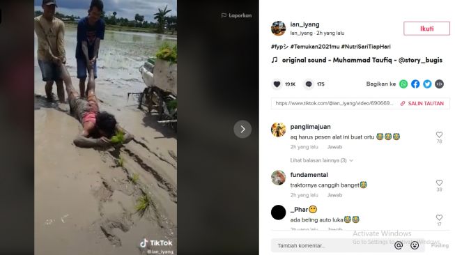 Inovasi Baru Menanam Padi, Warganet: Ada yang Sulit Kenapa Dipermudah?