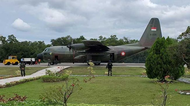 47 Napi Narkoba Riau Diantar ke Nusakambangan dengan Hercules