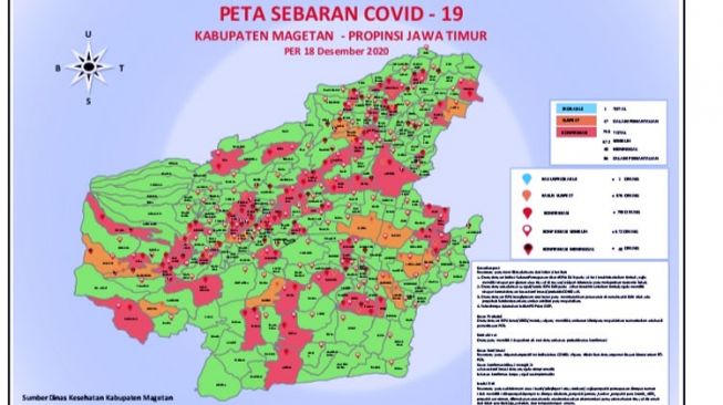 Covid-19 di Magetan Capai 798 Kasus, Warga Diimbau Disiplin Prokes
