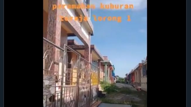 Beredar Video Kuburan di Toraja Mirip Komplek Rumah Mewah, Warganet Minder